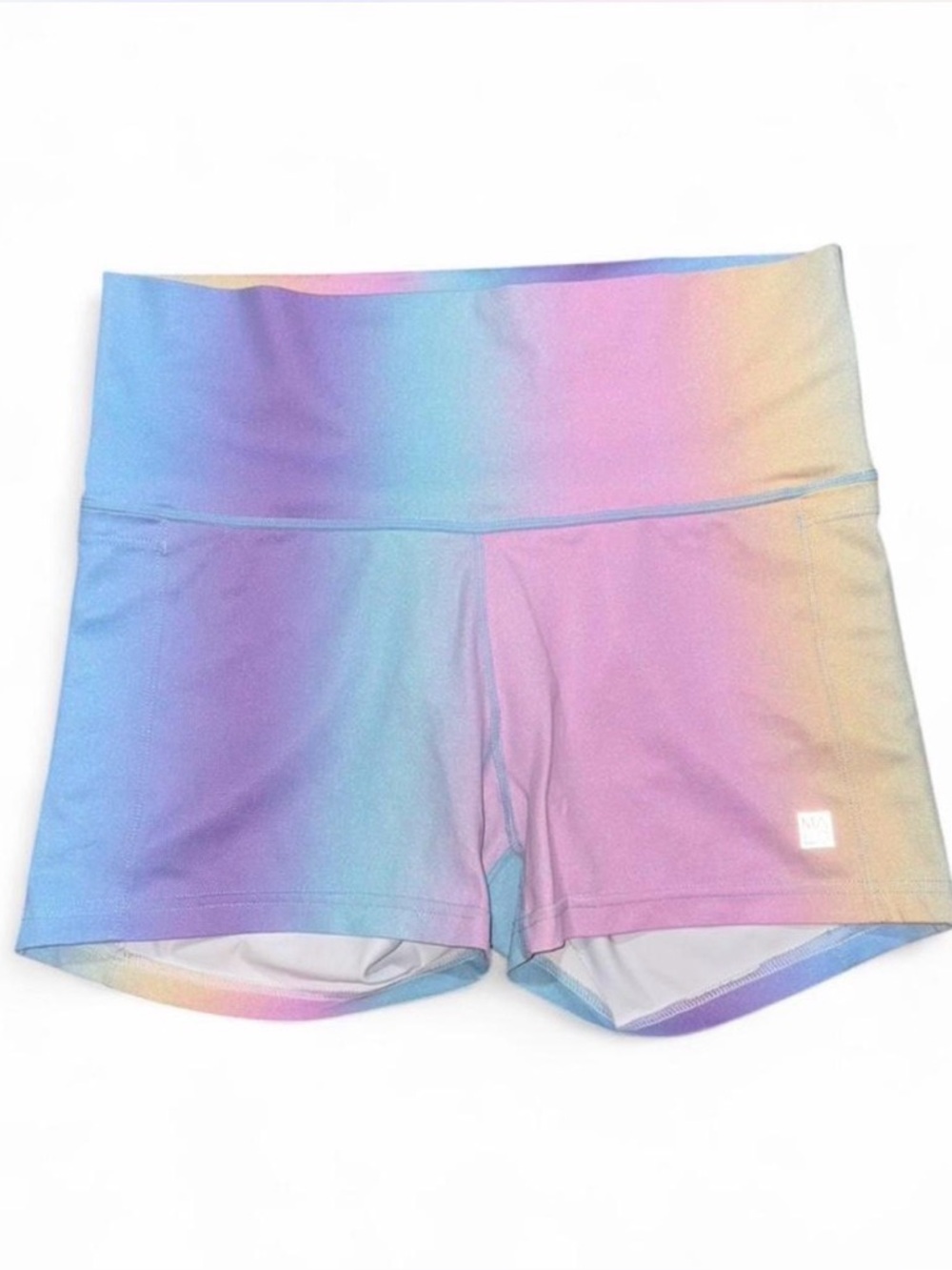 Malo Rainbow Ombre High-Rise Women's Bike Shorts